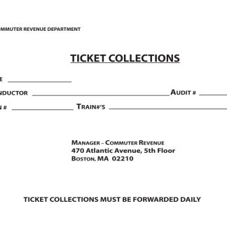 2672 Ticket Collections Envelope