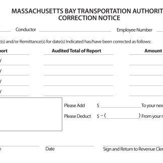 2803 Correction Notice