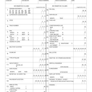 Report Of Rail Failure