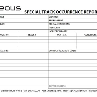 2880 Special Track Occurrence Report