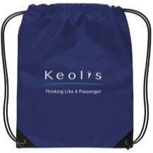 Keolis Drawstring Backpack-2 color logo